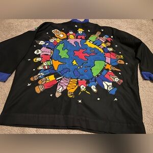 Vintage Silkscapes Jacket. READ DESCRIPTION